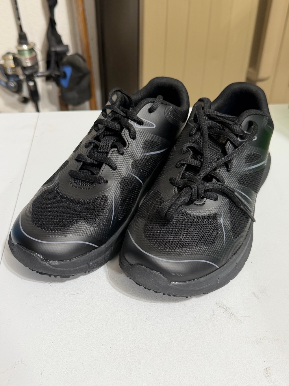 Shoes For Crews Women's Black Slip-Resistant Work Sneakers
